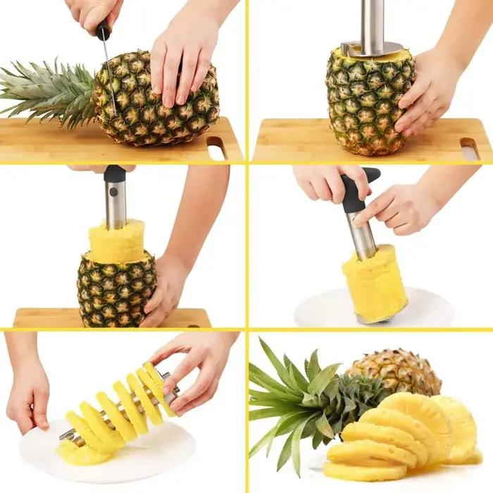 Coupe-ananas en acier inoxydable