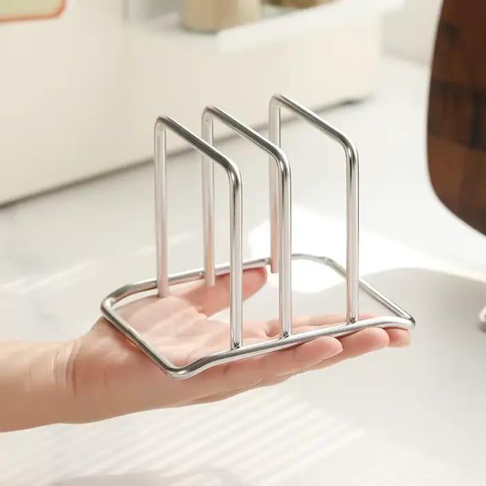 Support de planche à découper en acier inoxydable