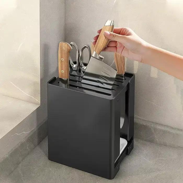Accessoires de cuisine multifonctionnels, porte-couteaux de cuisine, égouttoir de cuisine, ustensiles de cuisine magnétiques, bloc de couteaux
