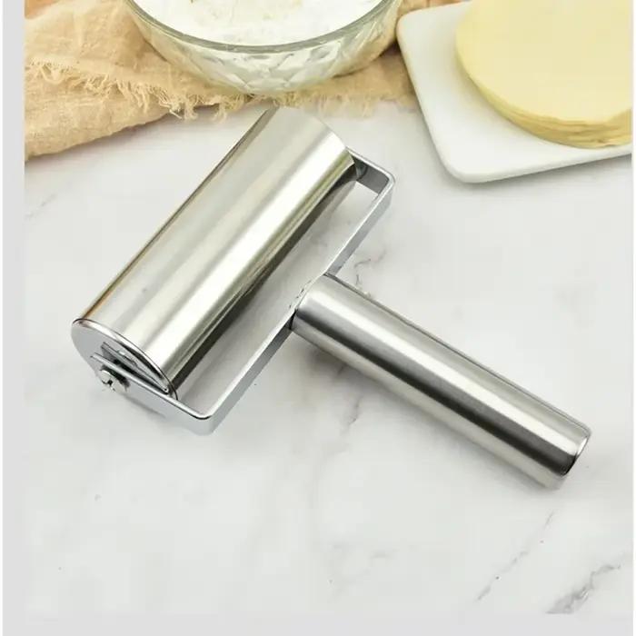 Rouleau à pâte en acier inoxydable