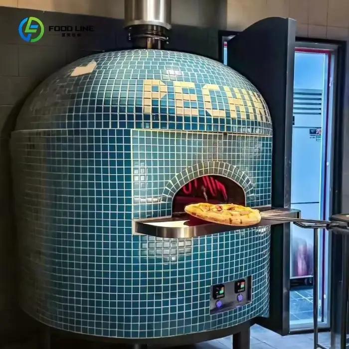 Four à pizza napolitain personnalisé au bois, au gaz ou électrique pour les entreprises de restauration extérieure et les fours à pizza domestiques