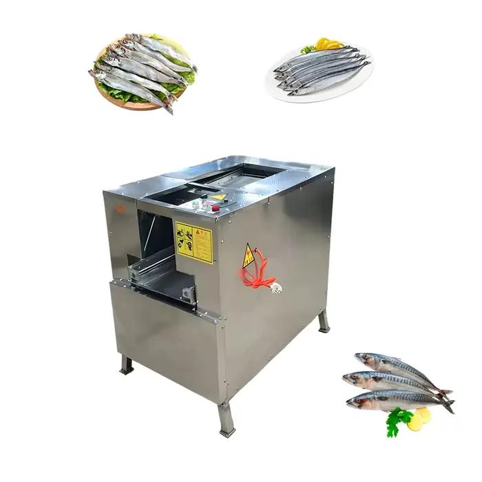 Machine à trancher les filets de poisson congelé, coupe-saumon en cubes, équipement commercial de transformation du poisson, personnalisable