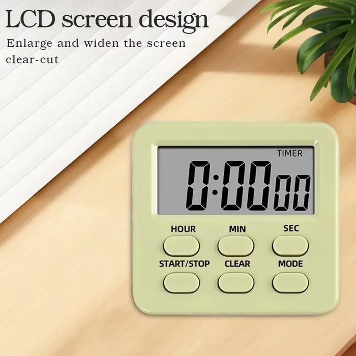 Minuteur de cuisine numérique magnétique avec écran LCD