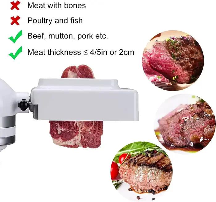 Attendrisseur de viande Dream accessoire ménager pour tous les mélangeurs KitchenAid compatible avec la viande et les pâtisseries pour des préparations faciles et efficaces