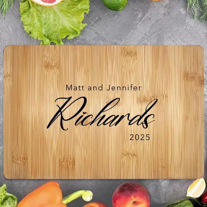 Planche à découper en bois personnalisée