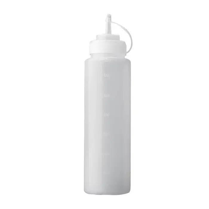 Sauce à salade de tomate pressée, Pot d'huile Commercial pressé en plastique Transparent, bouteille de Sauce d'assaisonnement