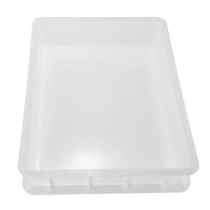 Boîte de levage de pâte à pizza empilable en plastique