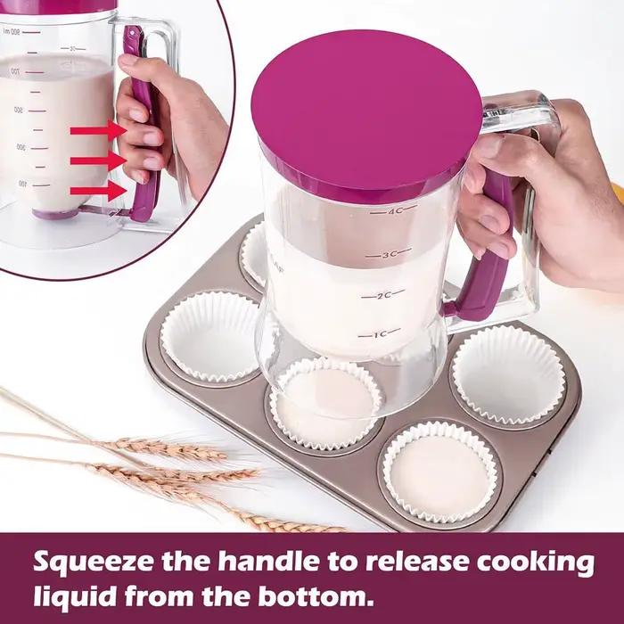 Version améliorée 1 pièces 900ml distributeur de pâte à main entonnoir gradué