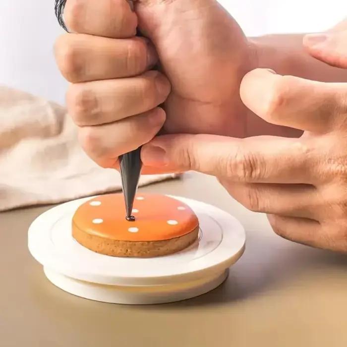 Support de plate-forme révoltant coloré pour gâteau bricolage, table éloignée, mini fourmi har en plastique, outils de cuisine rotatifs pour la maison, strass ronds