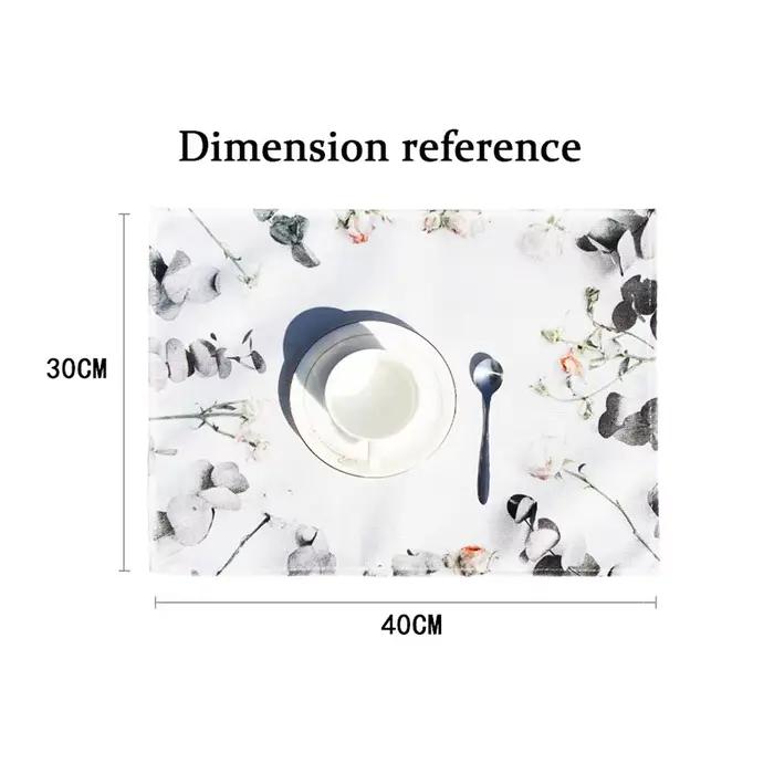 Tapisserie en lin de haute qualité pour la décoration de table et bar, moderne et personnalisable avec choix de couleurs pour intérieur élégant
