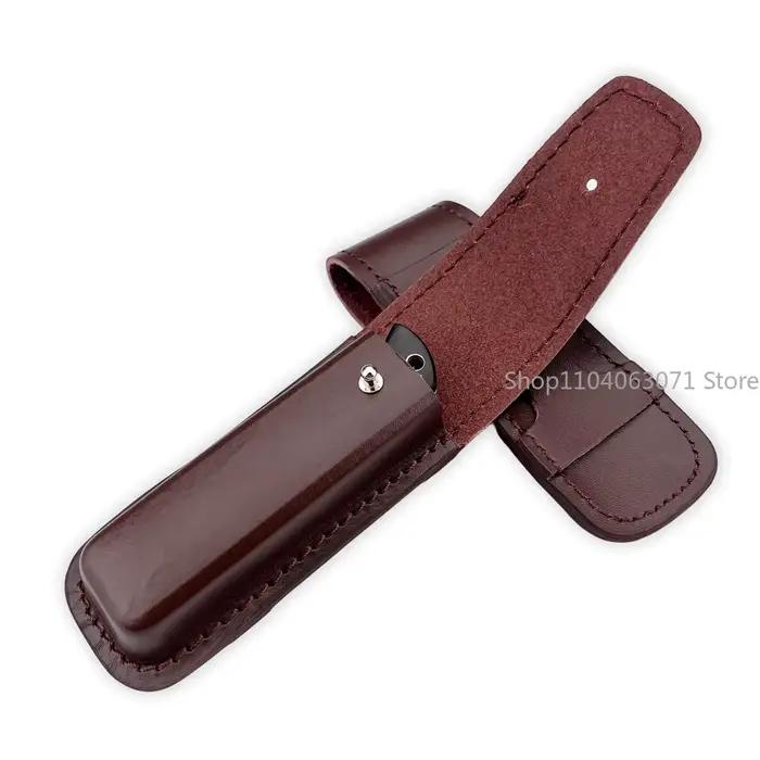 Étui de protection en cuir durable pour couteau pliant