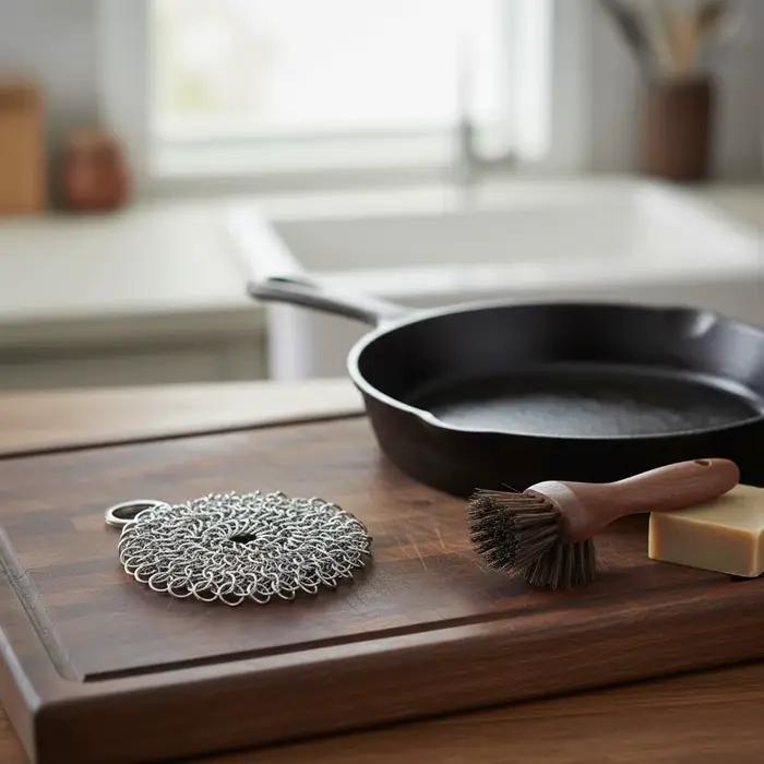 Éponge de nettoyage en maille d'acier inoxydable pour cuisine