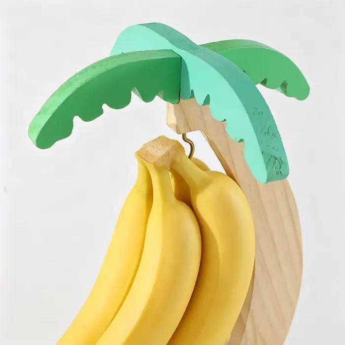 Support de banane en bois suspendu
