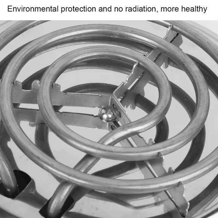 Poêle électrique domestique en acier inoxydable