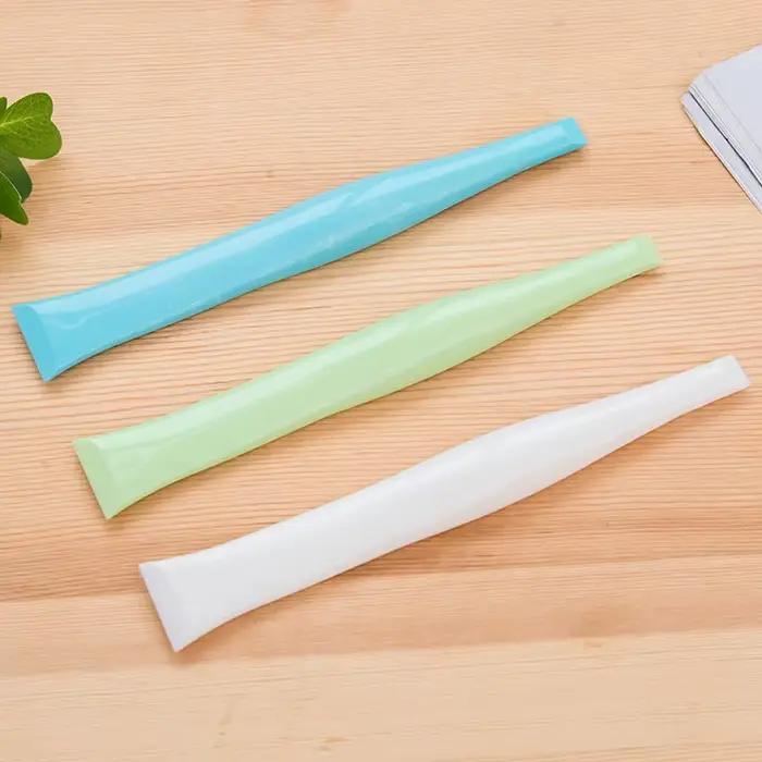 Grattoir de nettoyage double extrémité pour cuisinière à gaz, multifonctionnel et créatif, pour décontamination des fentes et élimination des taches de détergent sur les petits réservoirs