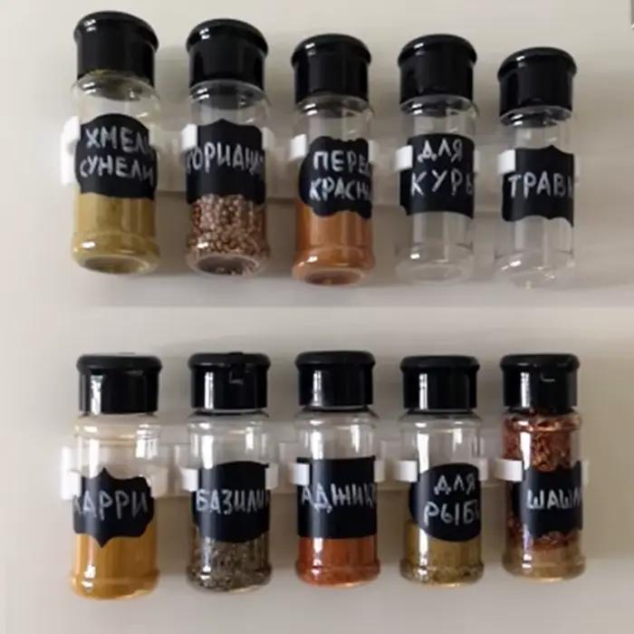 Pots pour épices, salière de cuisine, 100ML, récipients pour condiments, Barbecue, bouteilles d'assaisonnement, 5/10/15/20 pièces