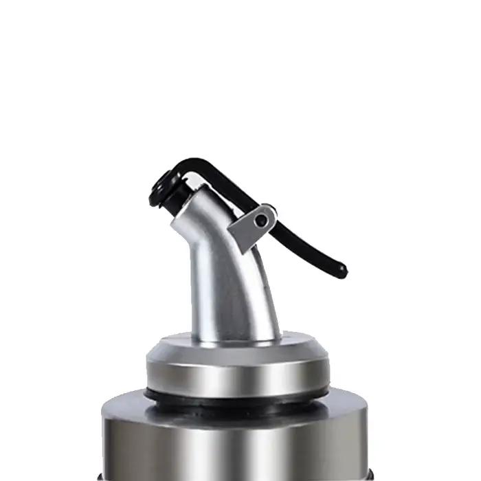 Distributeur d'assaisonnement de cuisine, bouteille de Sauce, bouteilles de rangement en verre pour huile et vinaigre, outils de cuisine créatifs, accessoires