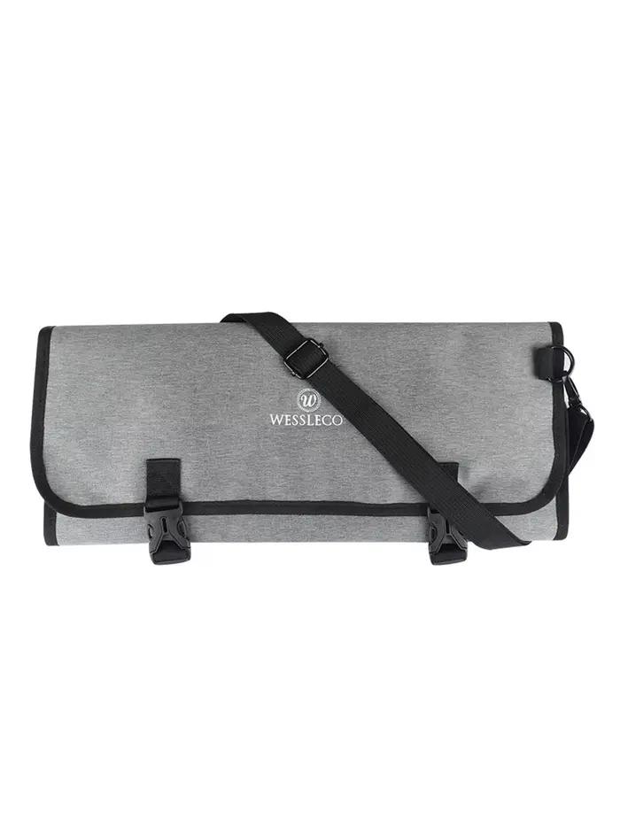 WESSLECO Chef couteau sac rouleau étui de transport cuisine cuisson Portable poches de rangement durables