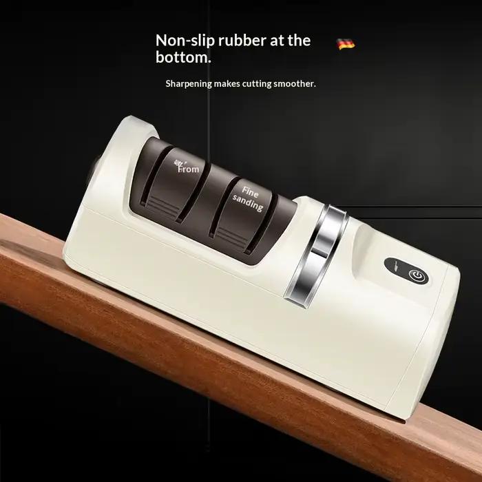 Aiguiseur de couteaux électrique sans fil rechargeable