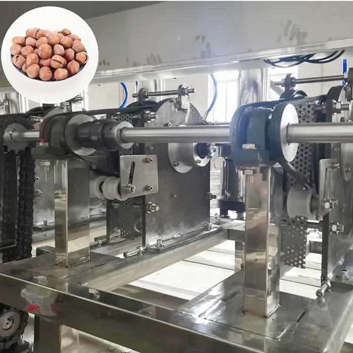 Machine automatique de fissuration de noisettes, haute efficacité, décortiqueuse de noix, Machine d'épluchage pour le traitement des aliments, offre spéciale