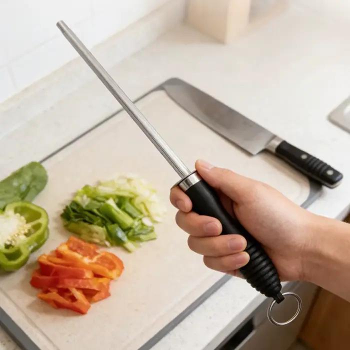 Aiguiseur professionnel en acier au carbone
