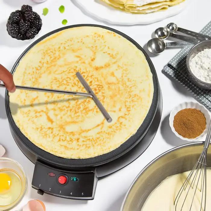 Outil d'épandage de pâte en acier inoxydable pour crêpes, pizza, œufs, cuisine française occasions spéciales