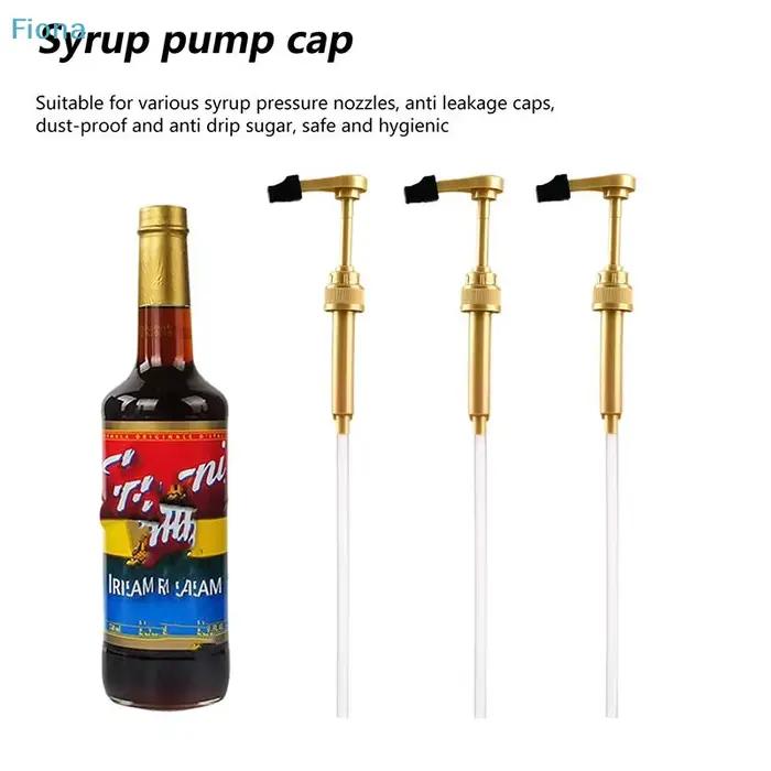 ✔ Lot de 6 distributeurs de sirop, bouteilles à pompe pour sirop de café, pompes de remplacement pour bouteilles de sirop standard de 750 ml
