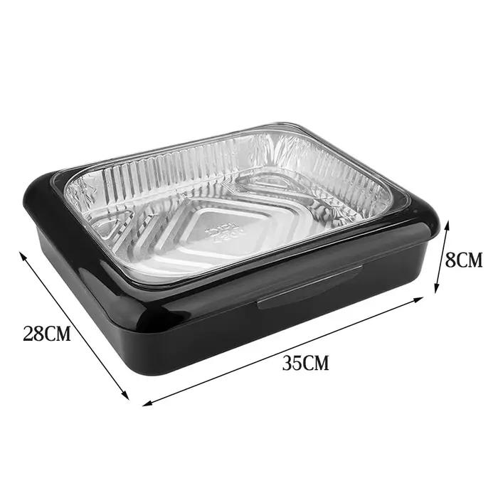 Support de casseroles en aluminium Portable empilable