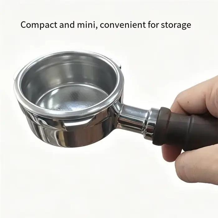 Accessoires pour machine à café B64B - Porte-filtre M10 avec poignée en bois - Outils de café en bois pour machine à expresso