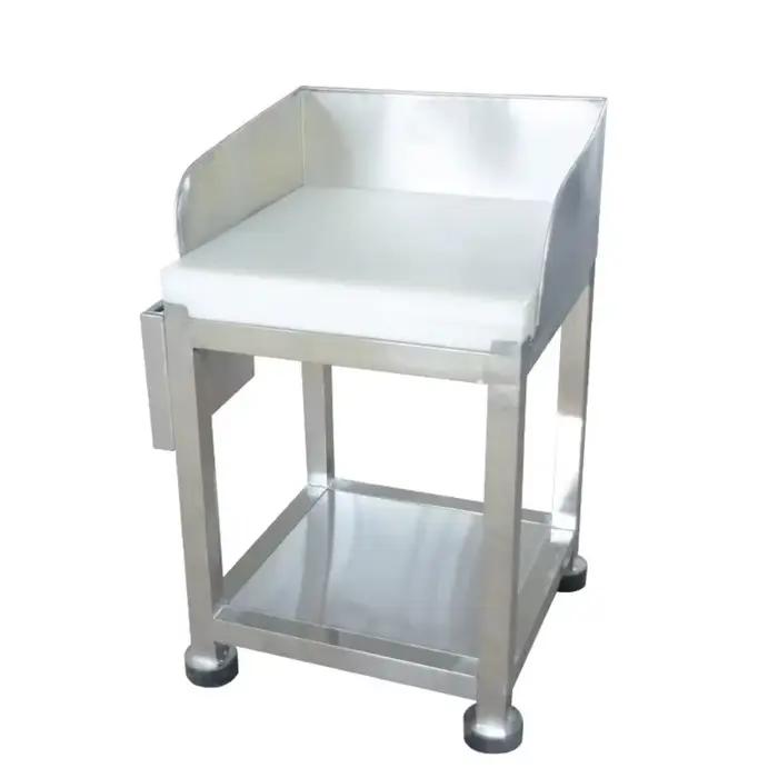 Table de découpe de viande en acier inoxydable spécifique au supermarché