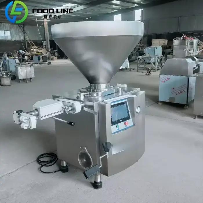 Machine à farcir les saucisses verticale sur mesure en acier inoxydable, hachoir à viande électrique automatique, machine complète pour la fabrication de rouleaux de porc