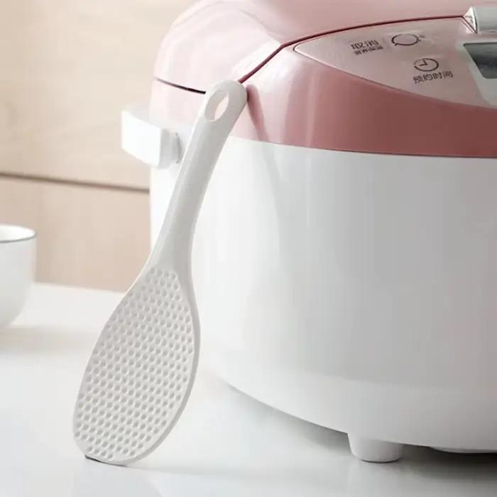 Cuillère à riz antiadhésive PP élégante pour servir riz et autres aliments facilement chez soi ou pour offrir
