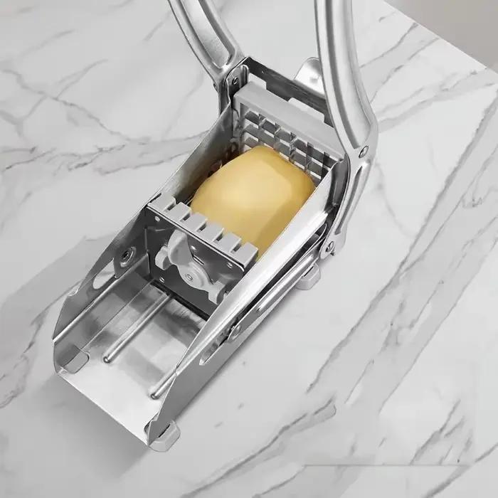 Machine de découpe de pommes de terre multifonction en acier inoxydable