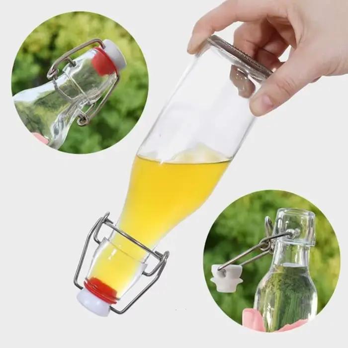 Mini bouteille de vinaigre en verre