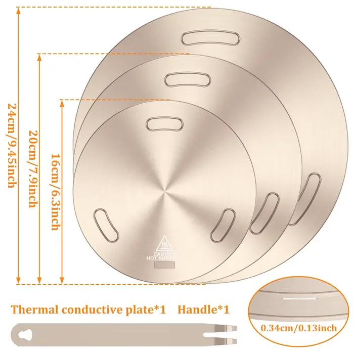 Plaque de Conduction thermique pour cuisinière à gaz