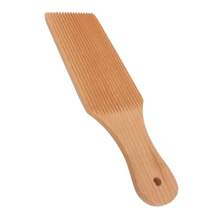 Planche à Gnocchi en Hêtre à Surface Lisse, Rouleau Pratique et observateur pour une Forme Parfaite, Accessoires de Cuisine