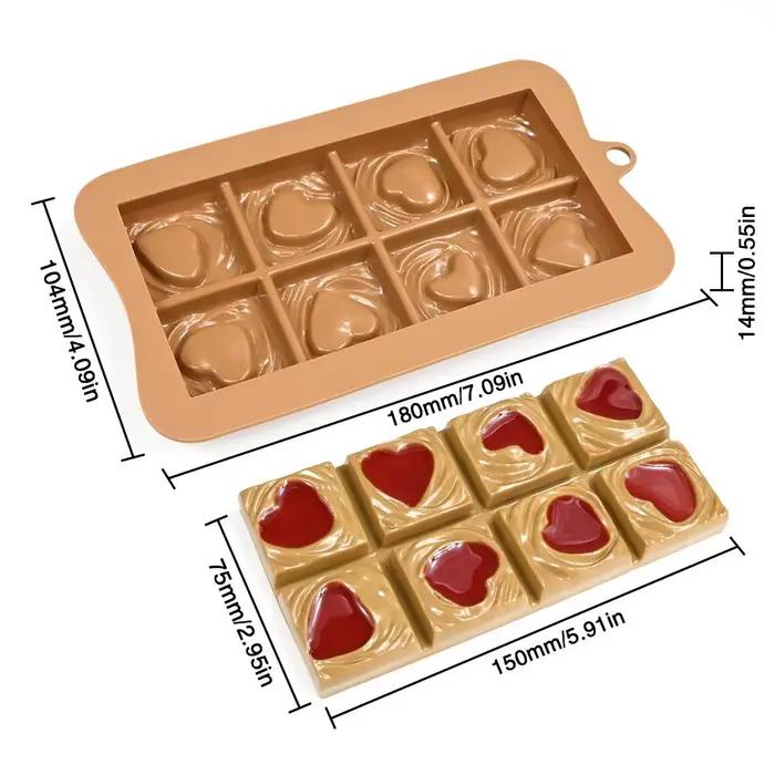 Moule à chocolat en Silicone, Bonbons faits maison, crème au beurre, confiserie, barre de bonbons, outils de décoration de gâteaux, fournitures de cuisson de cuisine