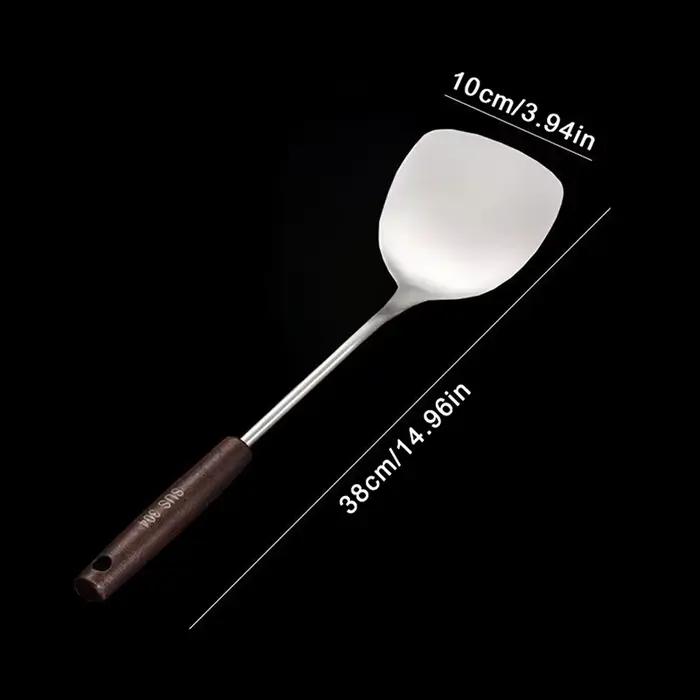 Ensemble de spatule en fer et louche en acier inoxydable