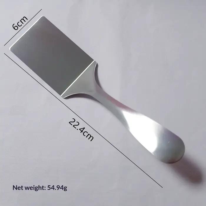 Spatule plate en acier inoxydable pour restaurant