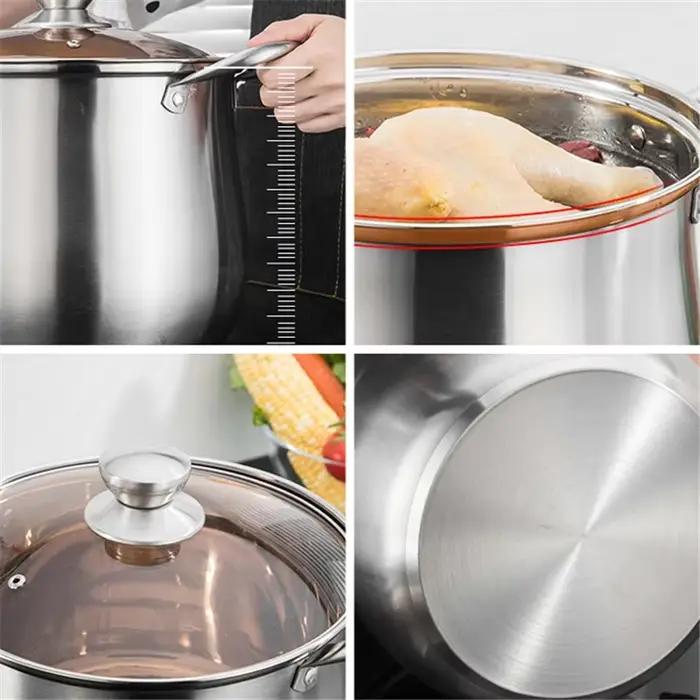 Marmite à soupe en acier inoxydable