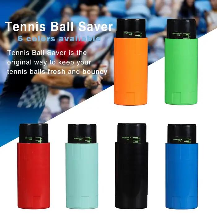 Accessoire de tennis pour balles fraiches economiseur de balle pressurisee stockage de balles de tennis pour joueur professionnel et amateur occasions de tennis et cadeau pour amoureux du sport