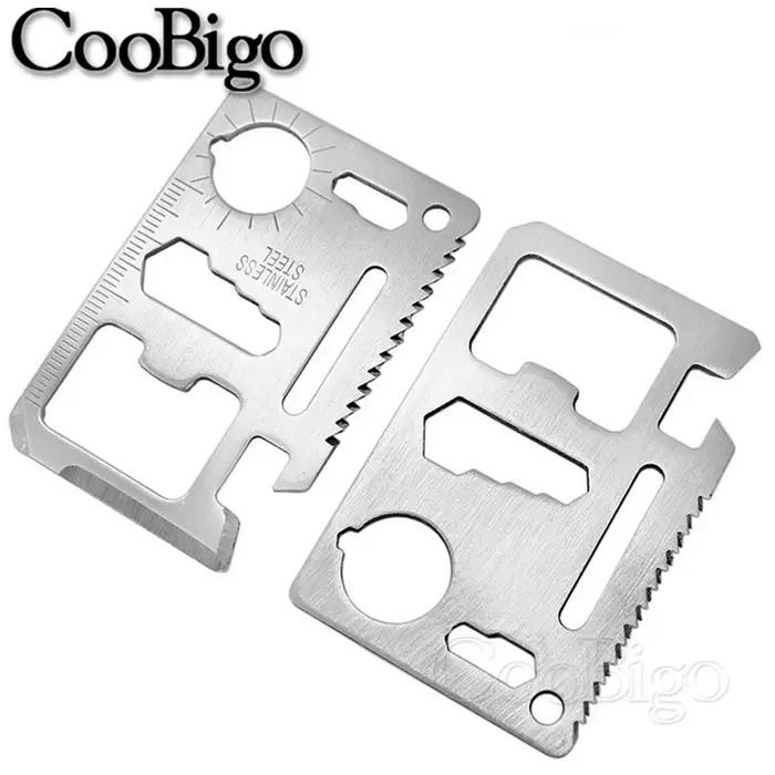 Couteau à carte de crédit en acier inoxydable