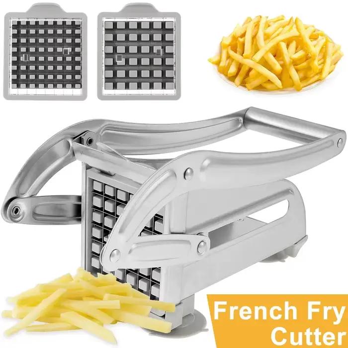 Machine de découpe de pommes de terre multifonction en acier inoxydable
