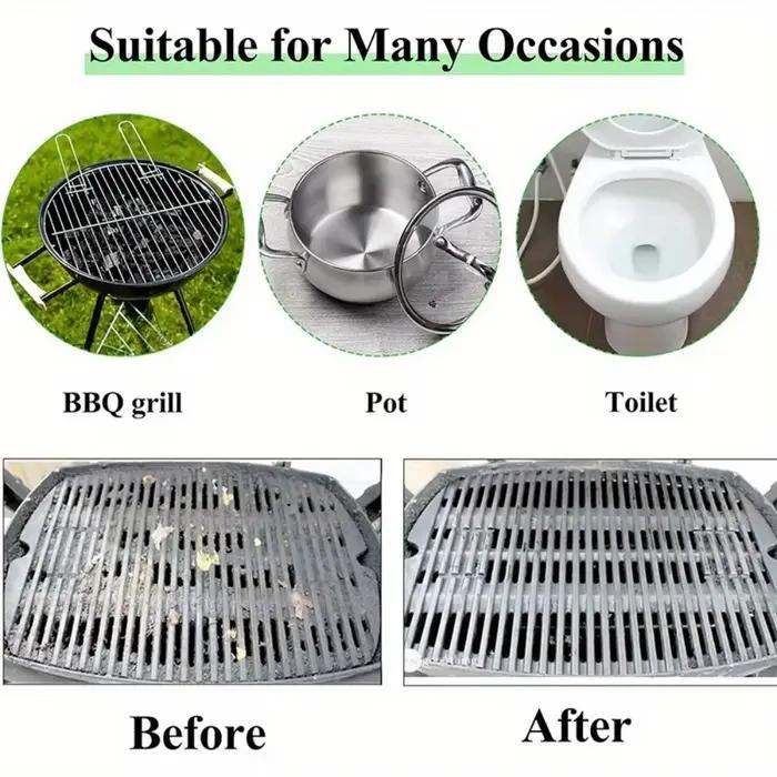 5/1 pièce Pierre ponce de nettoyage pour barbecue, petite brique grise, outil de nettoyage de plaque de gril, pour la graisse, outil de cuisine