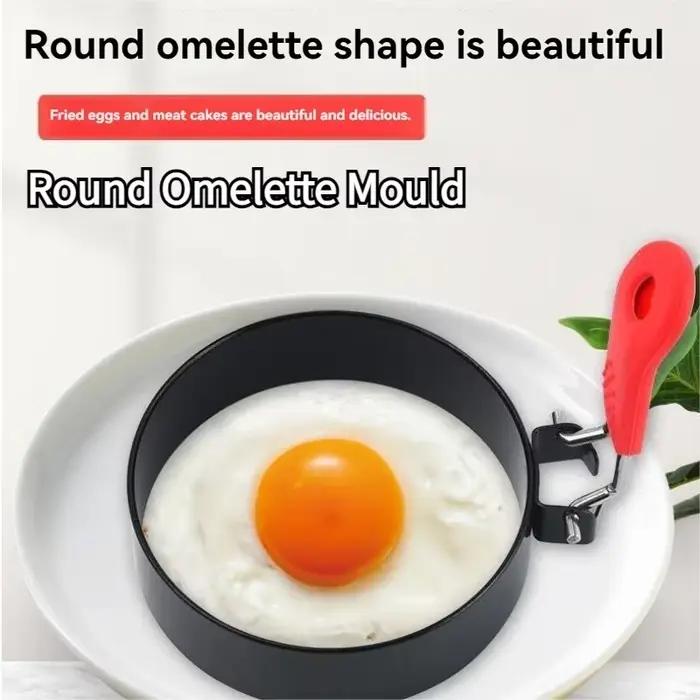 Lot de 3 moules ronds pour omelettes