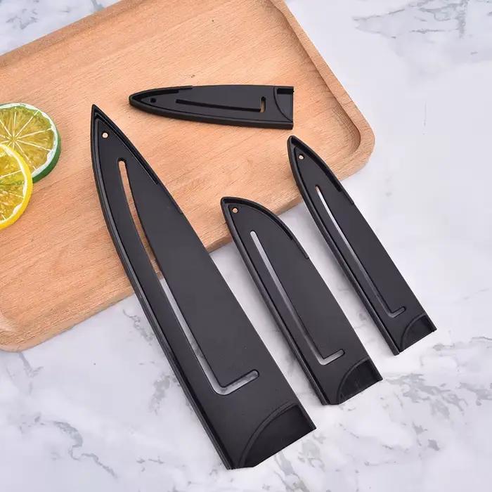 Fourreau de couteau en plastique noir