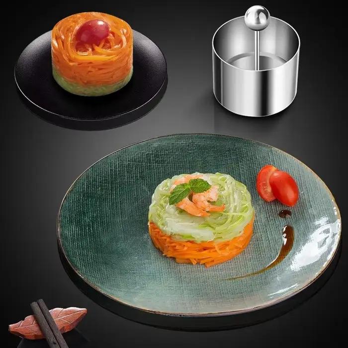 Moule rond en boule de riz en acier inoxydable