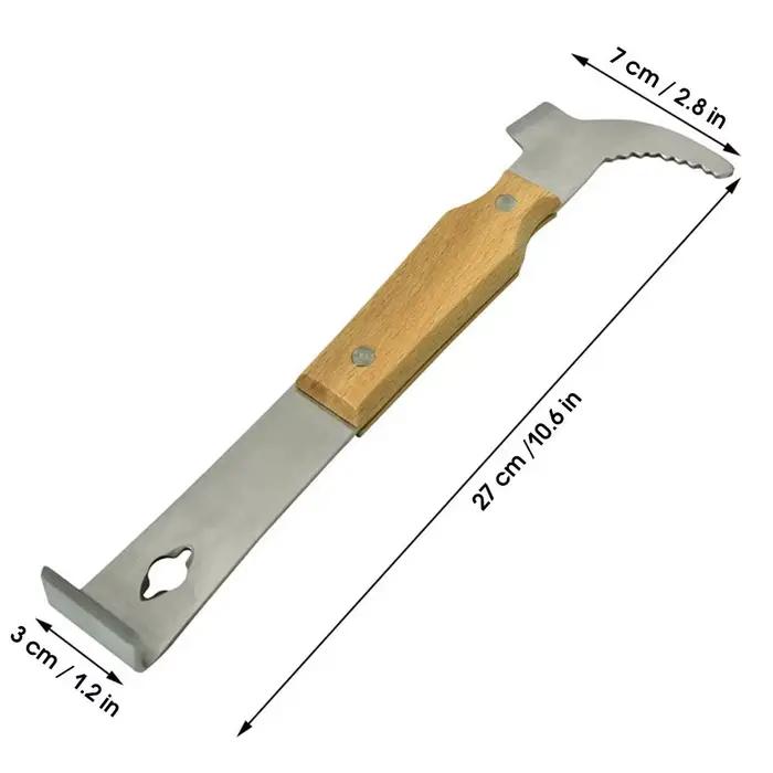 Couteau à miel à manche en bois