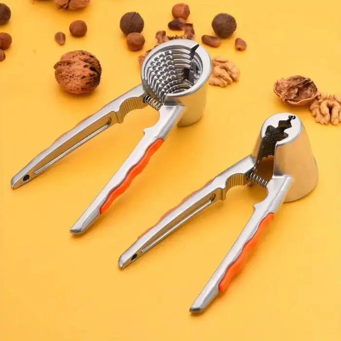 Casse-noisette ergonomique multifonctionnelle à Double tête pour noix et noisettes