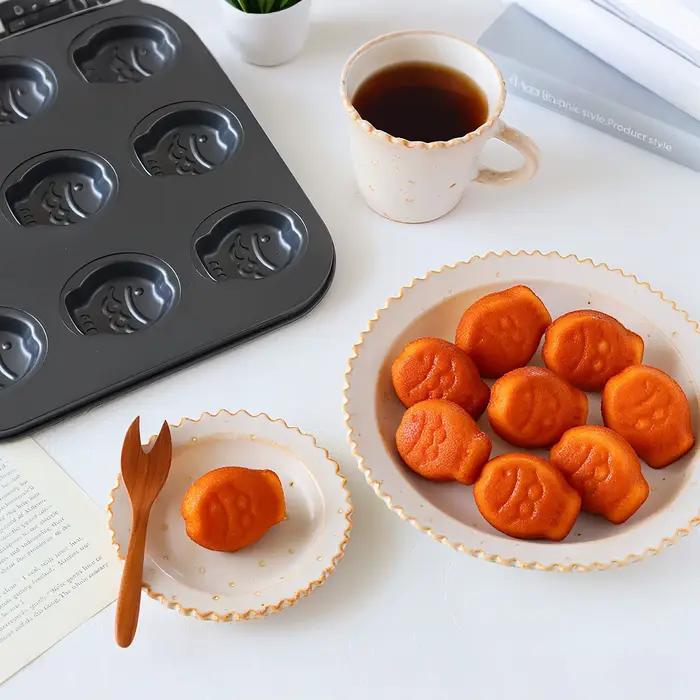 Moule à pâtisserie 9 cavités en forme de poisson pour mini-gâteaux
